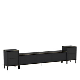Hanah Home Mueble de TV Antracita